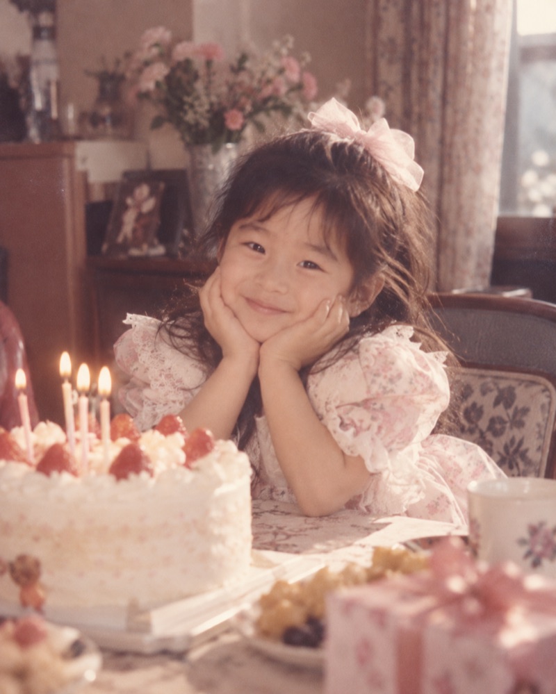 Bride's childhood